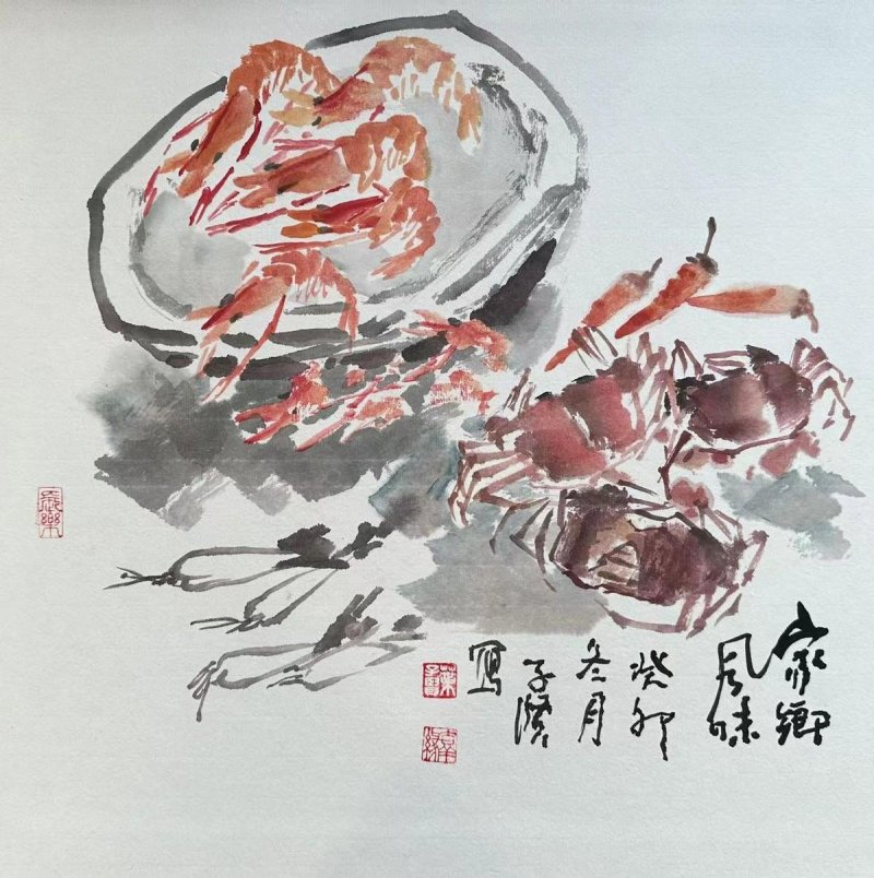 叶子贤的绘画艺术：用情至真、表意至善、造型至美(图12)
