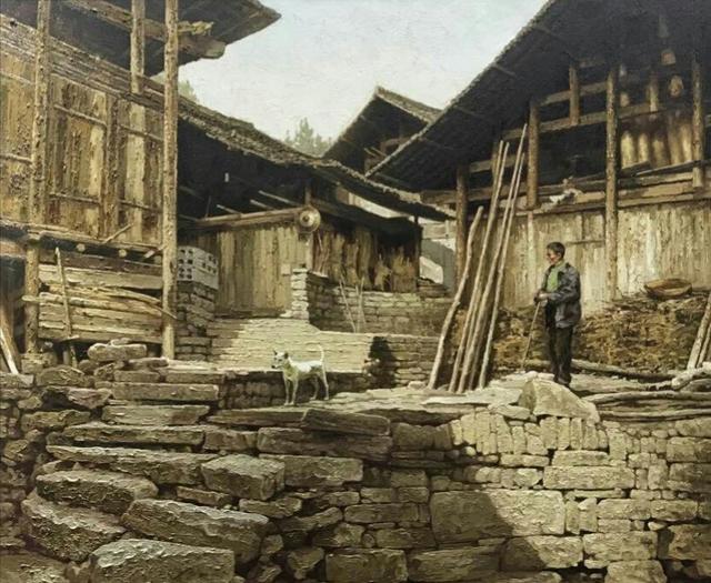 用画笔留住中国民俗文化的记忆——著名油画家闻世宏作品赏析(图4)