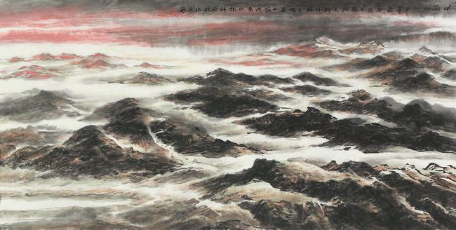 天地大美 山水薪传——许钦松、范扬、卢禹舜、陈良宗、张金戈、刘宗石作品全国巡展(上海站)启幕(图3) 天地大美 山水薪传——许钦松、范扬、卢禹舜、陈良宗、张金戈、刘宗石作品全国巡展(上海站)启幕(图3)
