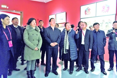 “伟大转折—全国红色美术作品展”在遵义市美术馆开幕(图1)