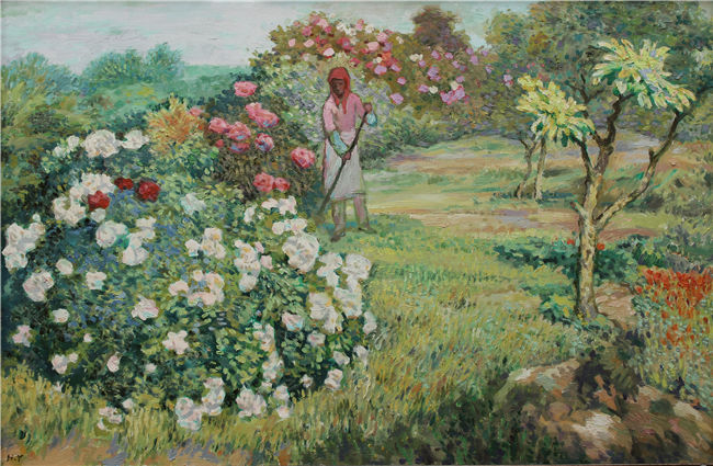 用油画描绘色彩人生——侯业油画作品欣赏(图2) 用油画描绘色彩人生——侯业油画作品欣赏(图2)