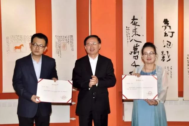 王小宇、王亚林（女）书画展在开明美术馆举行(图10)