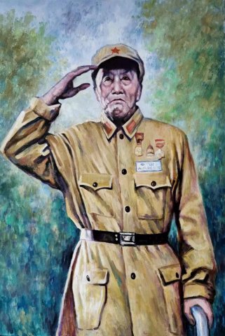 守初心、献爱心，全心全意为人民服务之印记——李强油画作品欣赏