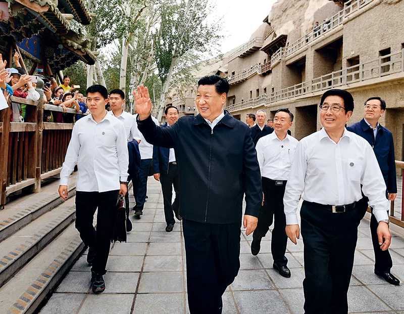 习近平:在敦煌研究院座谈时的讲话(图2) 习近平:在敦煌研究院座谈时的讲话(图2)