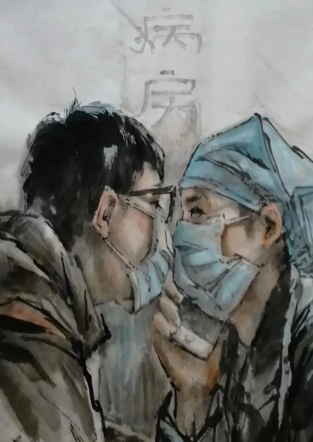 众志成城 抗击疫情丨中国美术家协会民族美术艺术委员会新疆美术家协会主题创作作品(十五)(图29) 众志成城 抗击疫情丨中国美术家协会民族美术艺术委员会新疆美术家协会主题创作作品(十五)(图29)
