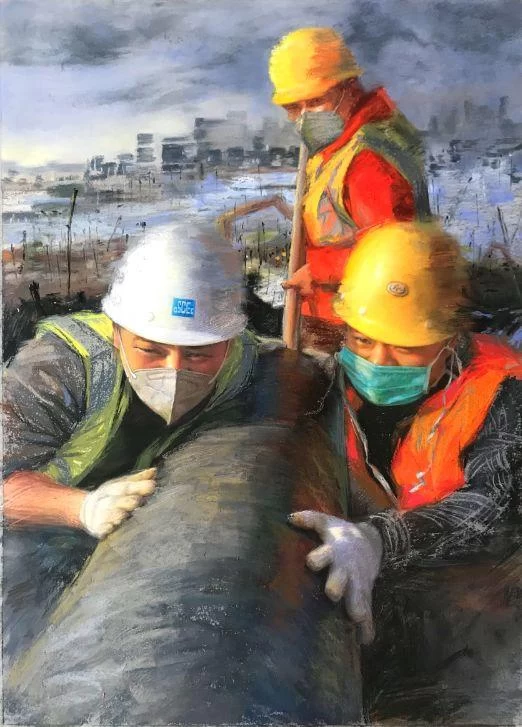 众志成城 抗击疫情丨中国美术家协会民族美术艺术委员会新疆美术家协会主题创作作品(十五)(图1) 众志成城 抗击疫情丨中国美术家协会民族美术艺术委员会新疆美术家协会主题创作作品(十五)(图1)