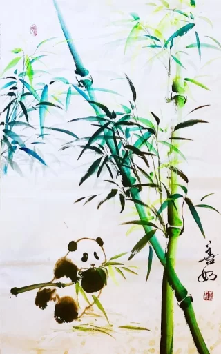 墨彩传情绘神韵——王晓燕绘画作品欣赏(图6) 墨彩传情绘神韵——王晓燕绘画作品欣赏(图6)