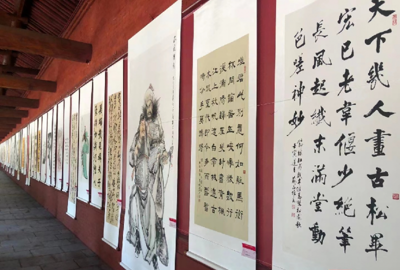 海峡两岸“关公文化与中华民族共同体意识”书画展在运城举办(图1)