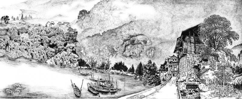 【画报人物志】李光映：30米长卷绘铜仁风景(图4)