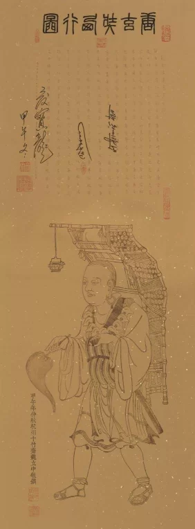 中国国家版本馆收藏杭州十竹斋水印木刻版画仪式在中央总馆文华堂举行(图6) 中国国家版本馆收藏杭州十竹斋水印木刻版画仪式在中央总馆文华堂举行(图6)