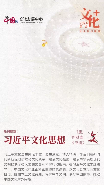 2024两会文化热词瞭望 | 点击开启“文化+”速度(图8)