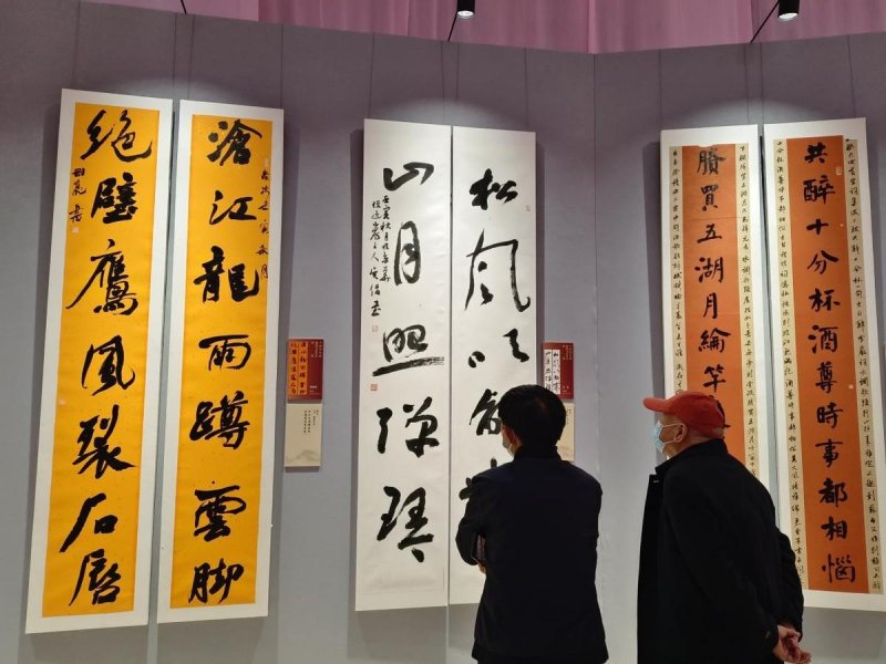 全国第九届楹联书法作品展（鹤壁巡展）开幕(图5)