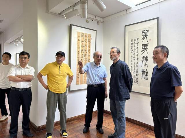 “心旅马家窑——五湖散翁王志安书法展”在京开幕(图12)
