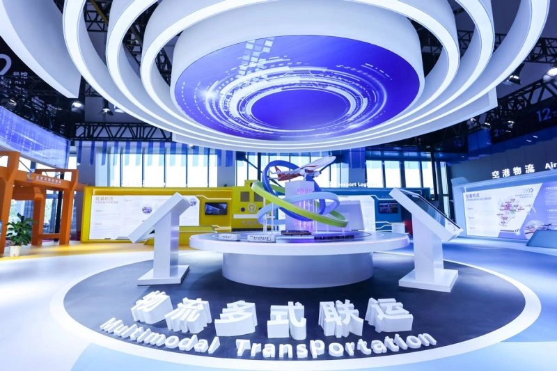 “建设全国现代商贸物流重要基地场景汇”专题展举办(图2) “建设全国现代商贸物流重要基地场景汇”专题展举办(图2)