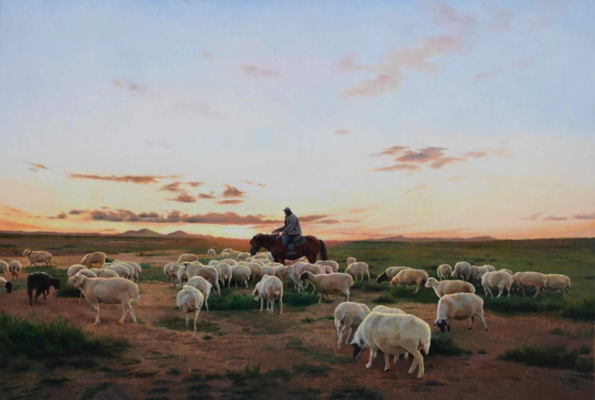 修行路上的艺境哲思——王冀中油画艺术研究展在京启幕(图5) 修行路上的艺境哲思——王冀中油画艺术研究展在京启幕(图5)