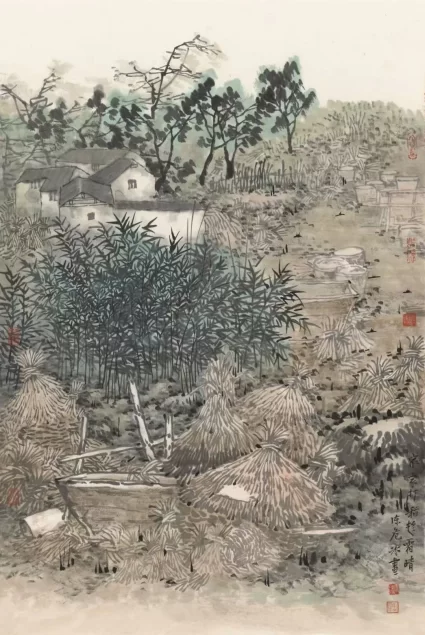 北京画院美术馆:“回归自然 独抒灵性——陈危冰田园诗意画展(图17) 北京画院美术馆:回归自然 独抒灵性——陈危冰田园诗意画展(图17)