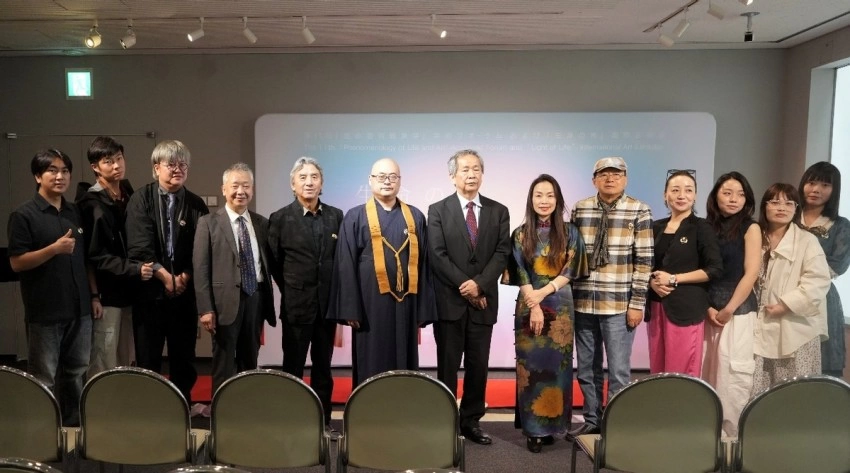 生命之光·第十一届生命艺术现象学国际艺术展暨学术论坛在东京开幕(图3) 生命之光·第十一届生命艺术现象学国际艺术展暨学术论坛在东京开幕(图3)