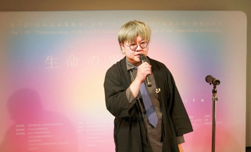 生命之光·第十一届生命艺术现象学国际艺术展暨学术论坛在东京开幕(图9) 生命之光·第十一届生命艺术现象学国际艺术展暨学术论坛在东京开幕(图9)