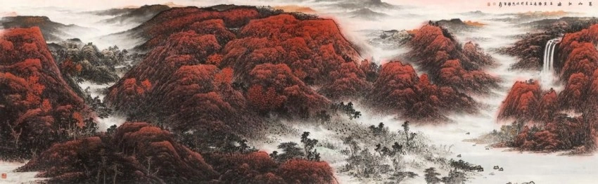 庆祝建党104周年——杨留义城市山水画作品展在京举办(图7) 庆祝建党104周年——杨留义城市山水画作品展在京举办(图7)