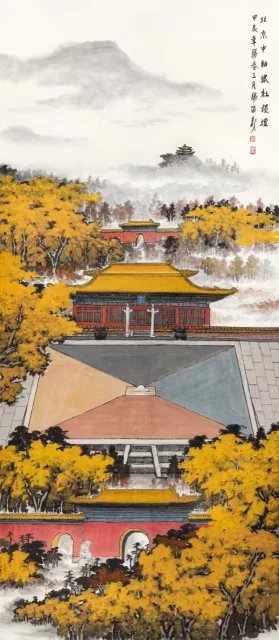 庆祝建党104周年——杨留义城市山水画作品展在京举办(图12) 庆祝建党104周年——杨留义城市山水画作品展在京举办(图12)