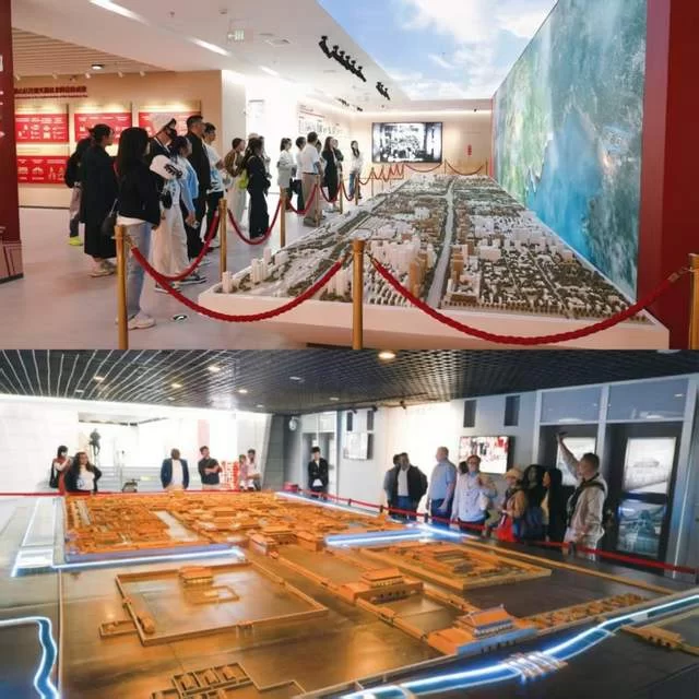 触摸千年脉动,共筑文明之桥——人类命运共同体国际智库论坛嘉宾开启北京中轴线文化体验之旅(图1) 人类命运共同体国际智库论坛嘉宾开启北京中轴线文化体验之旅(图1)