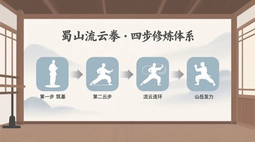 蜀山流云拳:立足于蜀地山河意境与科学融合的当代拳种(图3) 山定云变,拳由心生:探访“蜀山流云拳”(图3)