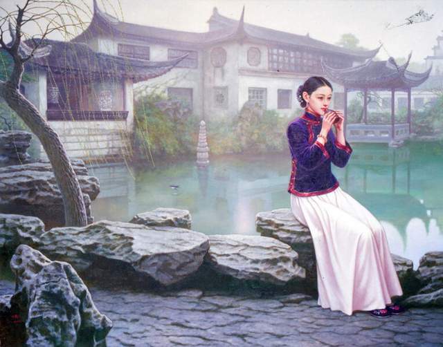 中国当代油画名家冼小前作品回顾展在邕举办