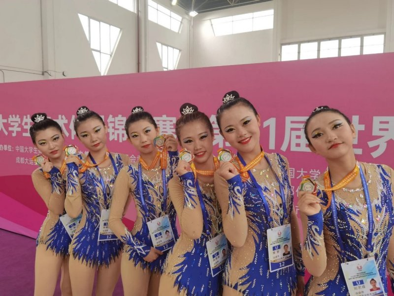 榆林职院体操队再次闪耀中国大学生艺术体操锦标赛(图2)