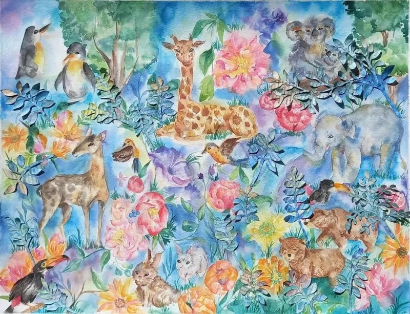 “2021自然与艺术-保护生物多样性全球艺术大赛”评选结果公布(图5) “2021自然与艺术-保护生物多样性全球艺术大赛”评选结果公布(图5)