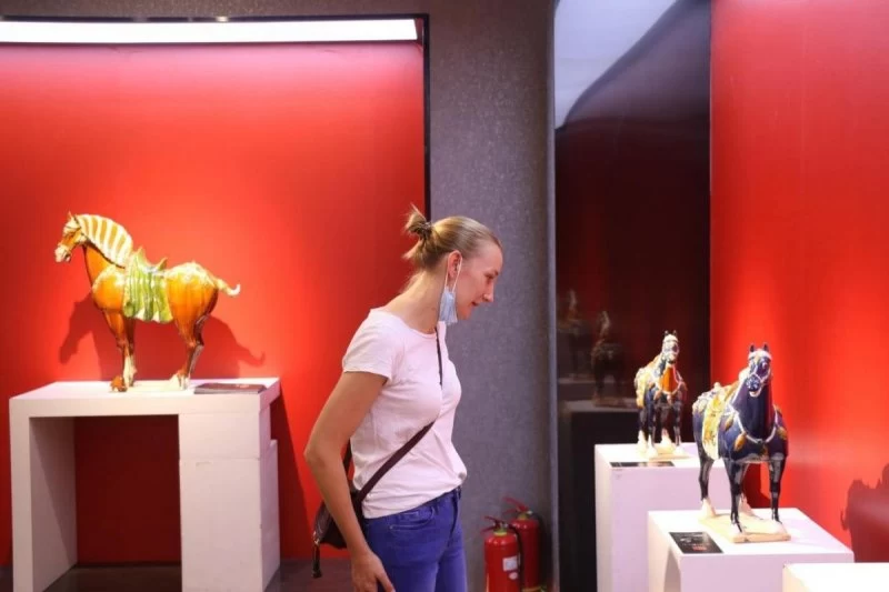 “洛阳三彩艺术作品巡展”北京站在北京陶瓷艺术馆开幕(图9)