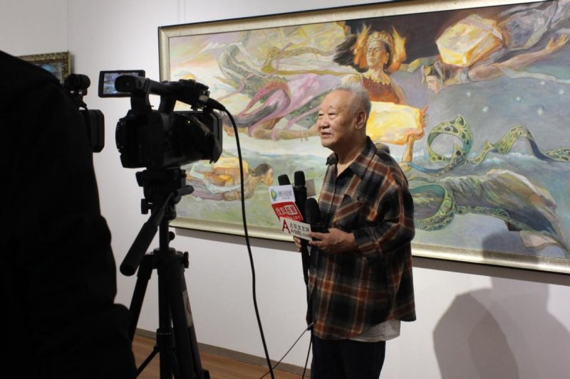 “聚焦经典 盛世丹青”——侯业油画作品展在北京炎黄艺术馆隆重展出(图3)