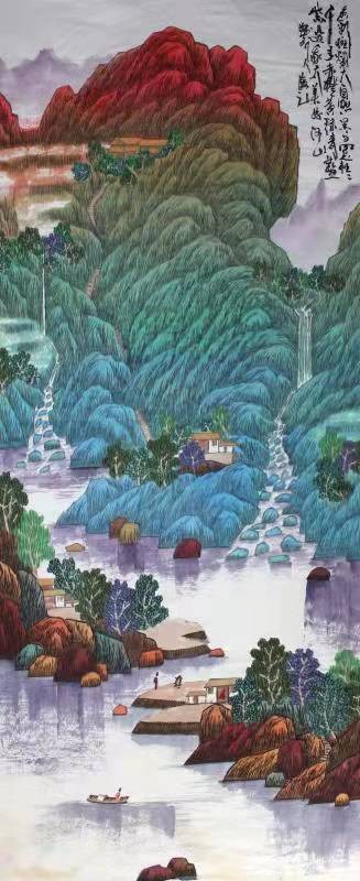 观色彩世界，绘色彩人生——著名画家陈宝元开拓色彩山水(图8)